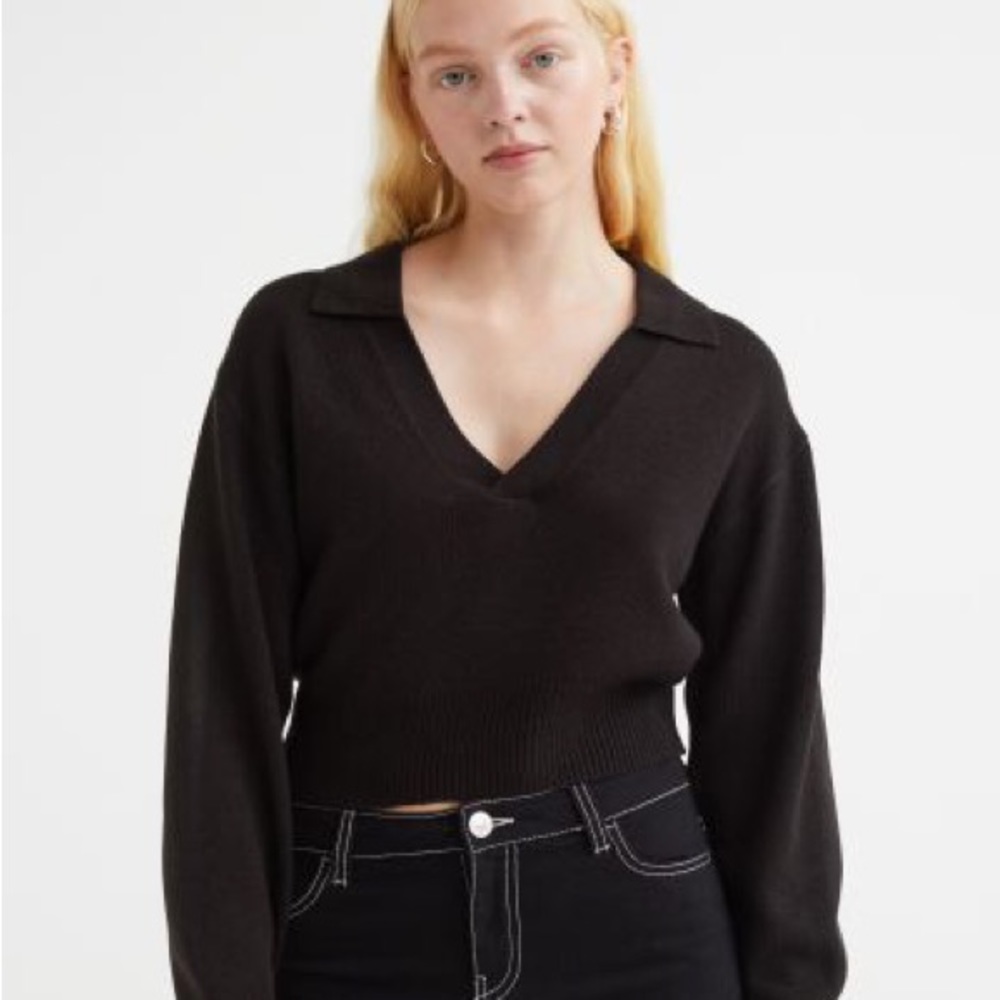 NWT • H&M Collared Knit Sweater